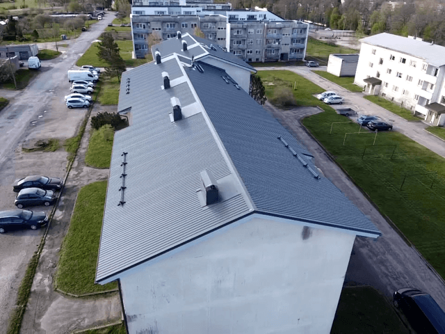Kärdla Pae 8 katuse ehitus 2020 Kolgi Katused