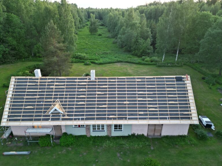 Eterniitkatuse ehitus Pillapalus