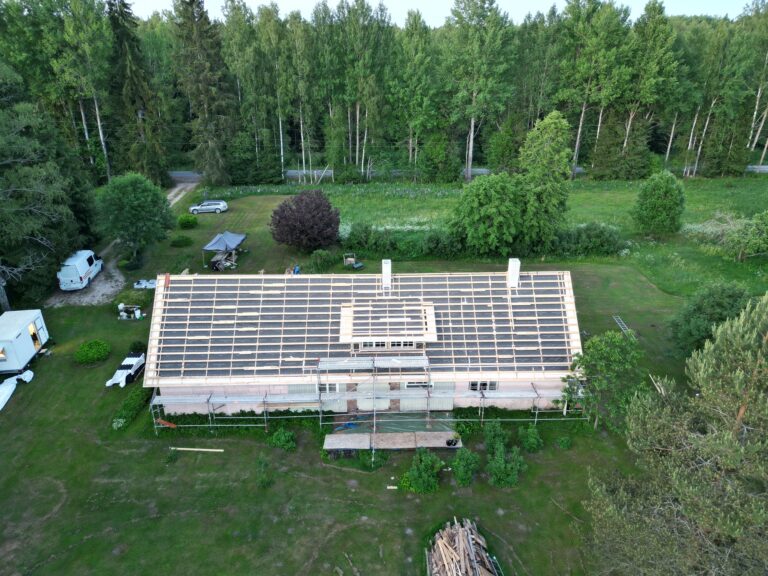 Eterniitkatuse ehitus Pillapalus